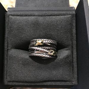 David Yurman Double X Crossover Ring
